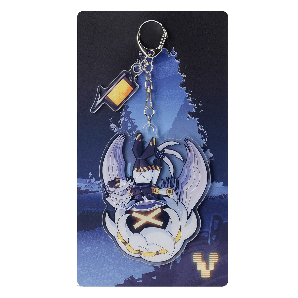 V Hang Tail Keychain - Image 2